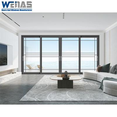 Buy Automatic Balcony Patio Thermal Insulation Aluminum Heavy Duty Sliding Door online manufacture