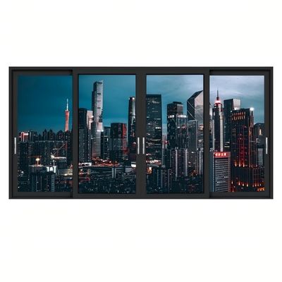 Buy Windproof 1.8mm External Aluminium Sliding Doors With Wind Resistant Function online manufacture