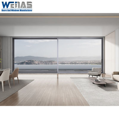 Buy Hurricane Typhoon Resistant Thermal Break Aluminum Sliding Glass Doors Heavy Duty online manufacture