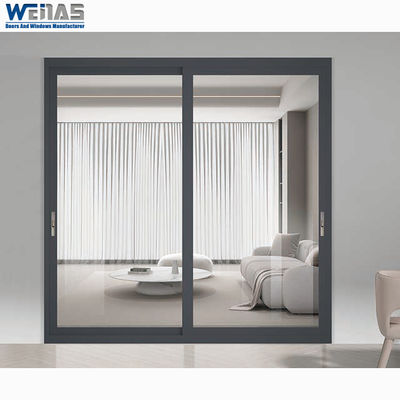 Buy EPDM 6063-T5 Aluminium Double Sliding Doors Heavy Duty With Soundproof online manufacture