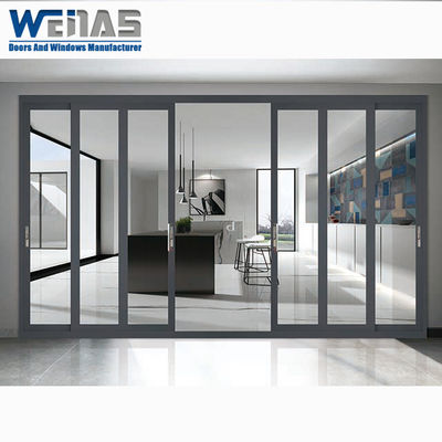 Buy Heavy Duty Aluminium Sliding Door With Double Glazing And Soundproofing online manufacture