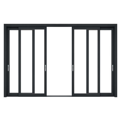 Buy Horizontal 6063-T5 Ultra Slim Aluminium Sliding Doors Thermal Insulated Hurricane Resistant online manufacture
