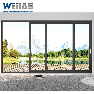 Buy Aluminum Typhoon Proof Thermal Insulation Heavy Duty Sliding Door for Patio online manufacture