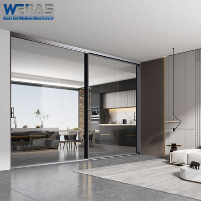 satın al Villas Veranda için Ses Yalıtım Ultra Dar Alüminyum Sürgülü Kapılar online manufacture