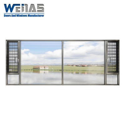 Buy Low-E Tempered Glass Casement Aluminium Glazed Window For Residential Building online manufacture