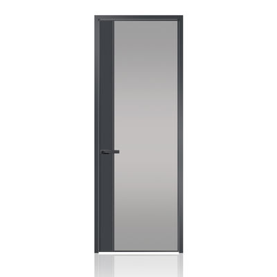 Buy Ultra Slim Panel Frame Edge Versatile Aluminium Interior Swing Door 6063-T5 online manufacture