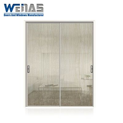 Buy Custom Glass Slim Frame Partition Sliding Door For Living Room Soundproof online manufacture