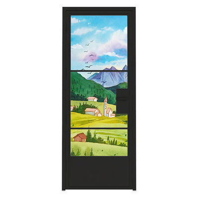 Buy Residence Building Aluminum Casement Door Quiet Single Secrecy Glass Bathroom Door Design Aluminium online manufacture