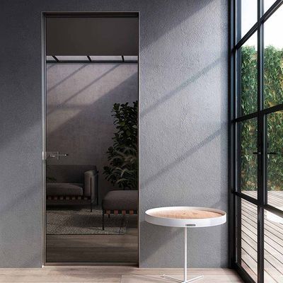 Buy Moisture Proof Waterproof Toilet Aluminium Swing Door With Customized Tempered Glass online manufacture