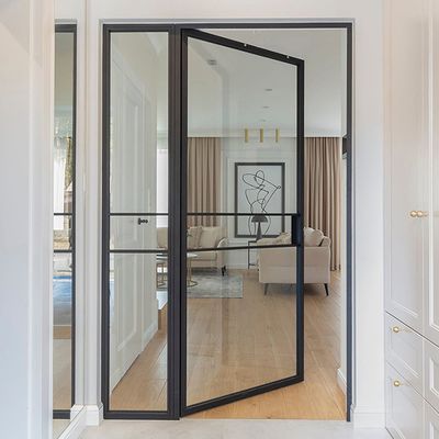 Buy Front Aluminum External Doors With Double Glass For Commercial Residential online manufacture