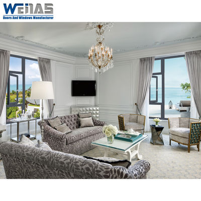 kupować Hermetyczne, energooszczędne, izolowane termicznie aluminiowe okno skrzynkowe do domów wysokiej klasy online manufacture