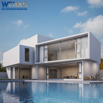 comprar Ventana inclinable y giratoria de aluminio con aislamiento térmico con estructura de rotura térmica online manufacture