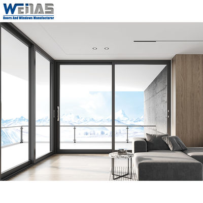 comprar Puerta corrediza de aluminio exterior resistente al huracán Typhoon con sistema de elevación del panel online manufacture