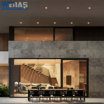 Buy Heavy Duty Noise Insulated Aluminium Sliding Door Can Resist Hurricane And Typhoon online manufacture