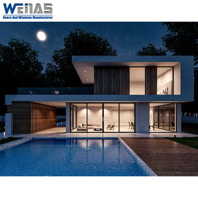 Buy Heavy Duty Smooth Operated Aluminium Sliding Door With Stable Panels online manufacture