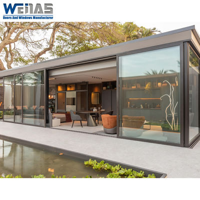 Buy Thermal Break Aluminium Exterior Sliding Door With High Windproof Performance online manufacture
