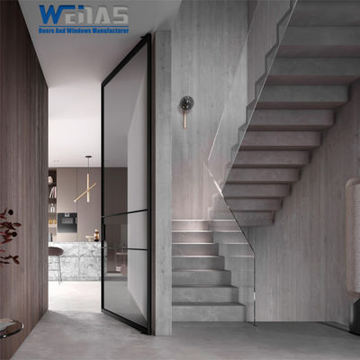 satın al Minimalist Yapı Dekoratif Modern Alüminyum Pivot Kapılar İç Mekan Salıncak Açık Modu online manufacture