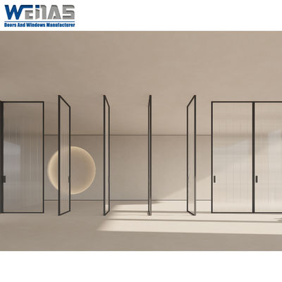 Buy Energy Efficient Insulated Aluminium Pivot Doors Ultra Slim 6mm Profile Thickness online manufacture