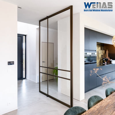 Beli Pintu Depan Pivot Kaca Aluminium Tempered Interior Tugas Berat Untuk Gedung Kota online manufacture