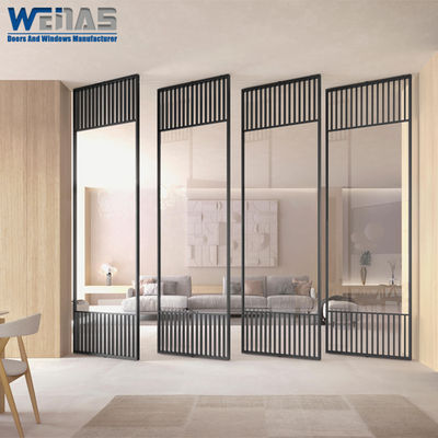 Buy Sound Insulation Ultra Thin Frame Internal Pivot Aluminum Door For Villa online manufacture