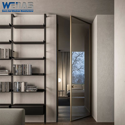 Buy Elegant Aluminium Interior Casement Door With Ultra Slim Panel Edge online manufacture