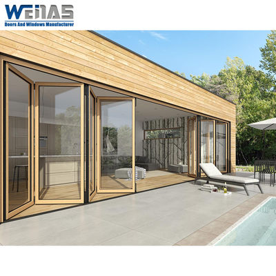 Buy Wind Resistant Thermal Break Aluminium Bi Fold Doors Heavy Duty online manufacture