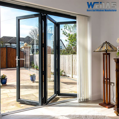 Buy Energy Efficient Aluminum Folding Patio Doors With Double Glazed Low E Glass online manufacture