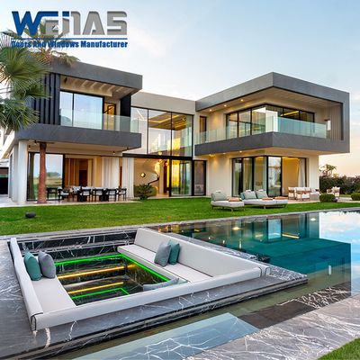 Buy Security Double Tempered Glass Aluminum Casement Windows Soundproof online manufacture