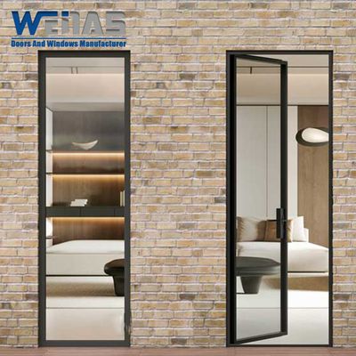 Buy Aluminum Alloy Colored Frosted Casement Glass Door Laminated Tempered Glass online manufacture