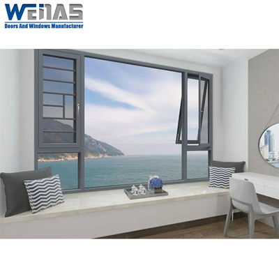 Buy Aluminum Alloy Thermal Insulation Heat Retaining Windows Double Glass Swing Or Sliding Windows online manufacture