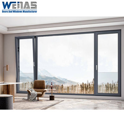 Buy Double Tempered Insulated Glass Aluminum Tilt Turn Windows Swing Casement Windows online manufacture