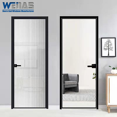 Buy Security Aluminium Double Glass Swing Door Heavy Duty Hinges Swing Door online manufacture