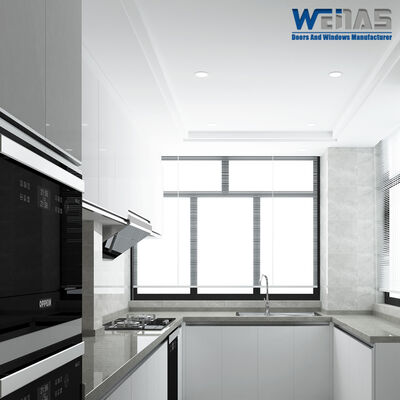 comprar Ventana deslizante de aluminio de 3 mm de diseño arquitectónico moderno con mosquitera integrada online manufacture