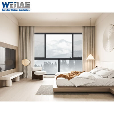 Mua Hệ thống cửa sổ trượt bằng nhôm tiết kiệm năng lượng với ngăn nhiệt và màn chắn muỗi tích hợp online manufacture