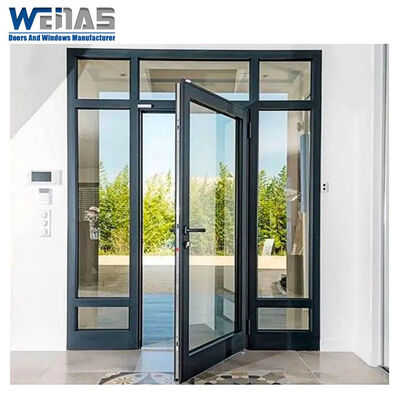 kaufen Doppelflügeltür aus Aluminium für den vorderen Eingang zur Terrasse online manufacture