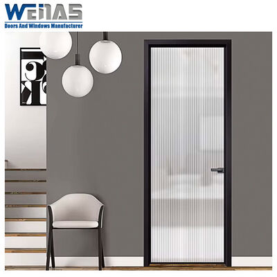 comprar Puertas de ducha de vidrio impermeables de diseño moderno de alta venta, puerta abatible de aluminio de alta calidad para baño y aseo de diseño personalizado online manufacture