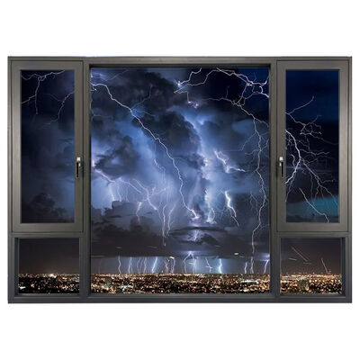 kaufen Hot Sell Design angepasst Doppelverglasung Fenster Aluminium Moskitoschirm Fassade Fenster online manufacture