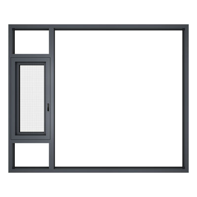 acheter fenêtre en aluminium à double vitrage pour chambre et salle de bain online manufacture