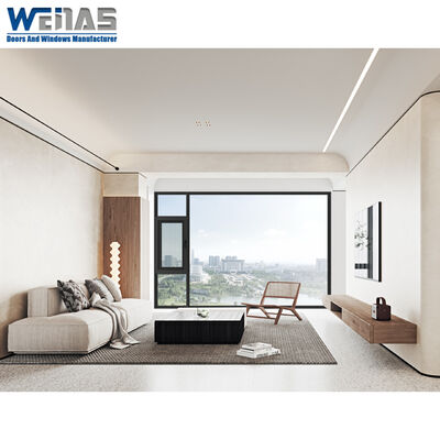 comprar Ventana de aluminio de doble acristalamiento de alta eficiencia energética con red aislada contra mosquitos online manufacture