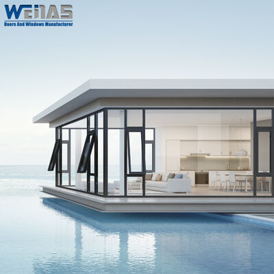 Buy Thermal Insulated Airtight Aluminium Exterior Tilt and Turn Casement Window online manufacture