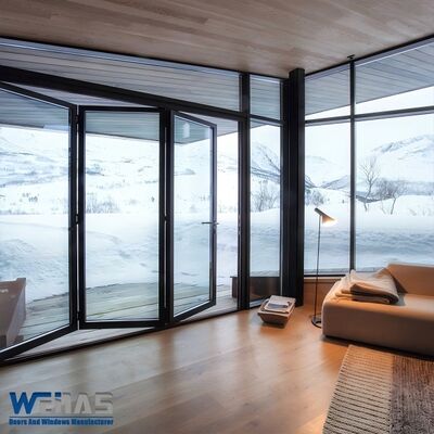 Beli Bi Lipat Pintu Geser dan Jendela Villa Patio Aluminium Pintu Lipat online manufacture