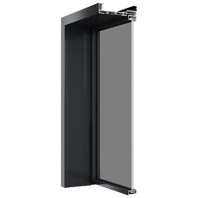 Buy Slim Edge Single Glass Silent Aluminium Interior Casement Door Bathroom Swing Door online manufacture