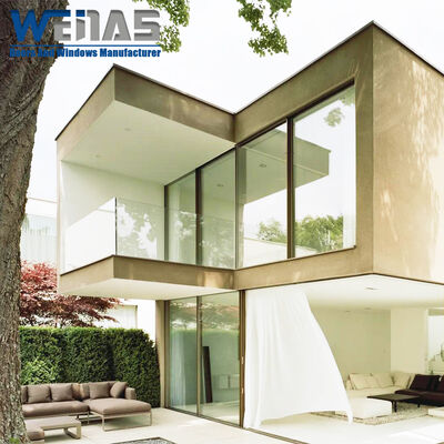 kaufen Fabrikpreis Doppelglas leise glatte Drainage Balkon Aluminium Schiebefenster online manufacture