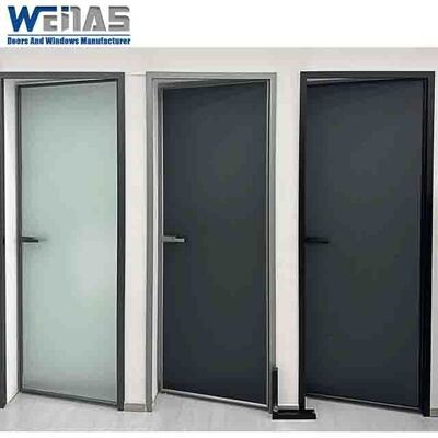 acheter Portes battantes modernes en aluminium à revêtement en poudre Low-E insonorisées de bonne qualité, directement de l'usine online manufacture