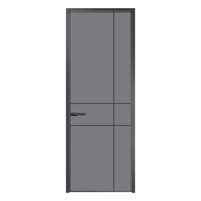 ซื้อ การออกแบบอย่างขั้นต่ํา Ultra Narrow Frame อลูมิเนียมภายใน Casement Door ห้องน้ํา swing door ห้องนอน online manufacture