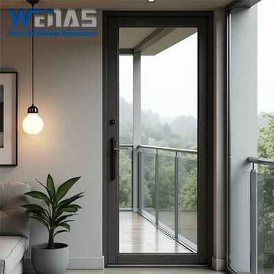 satın al Teras/Salon/Banyo için Dar Çerçeveli Alüminyum Alaşımlı Cam Kanatlı Kapı, Dayanıklı ve Şık online manufacture