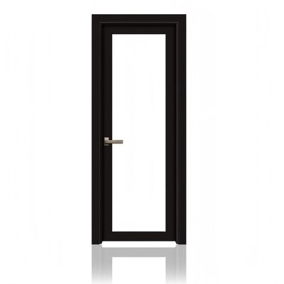 Heavy Duty Swing Interior Door Casement Aluminium Double Glass Soundproof