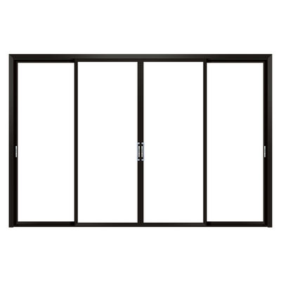Heavy Duty Aluminium Balcony Sliding Door With High Windproof Performance