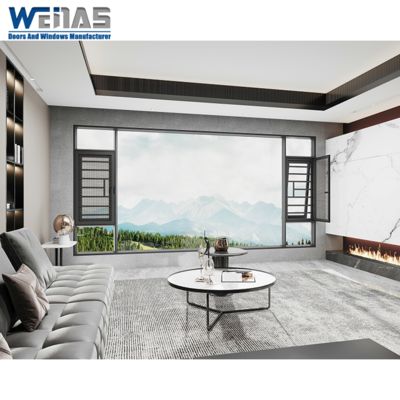 Custom Design Heatproof Aluminium Double Glazed Windows For Vila Apartment