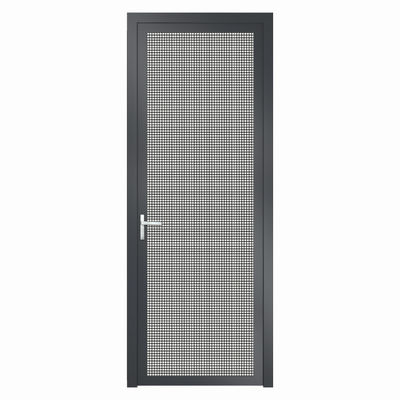 Heavy Duty Anti Theft Aluminium Front Doors With Stainless Steel Mosquito Net